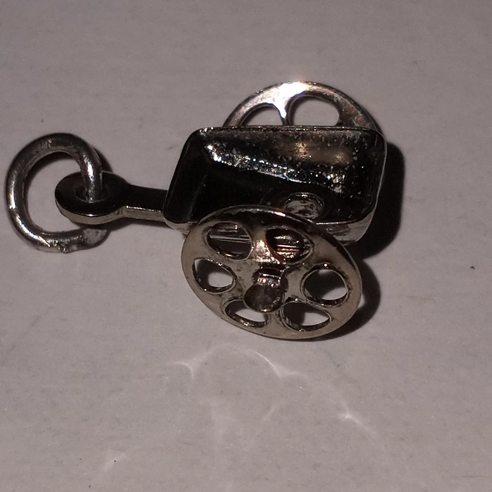 Sterling Silver Wagon Charm
